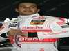 GP MALESIA, Jenson Button of Brawn GP celebrates taking pole position.